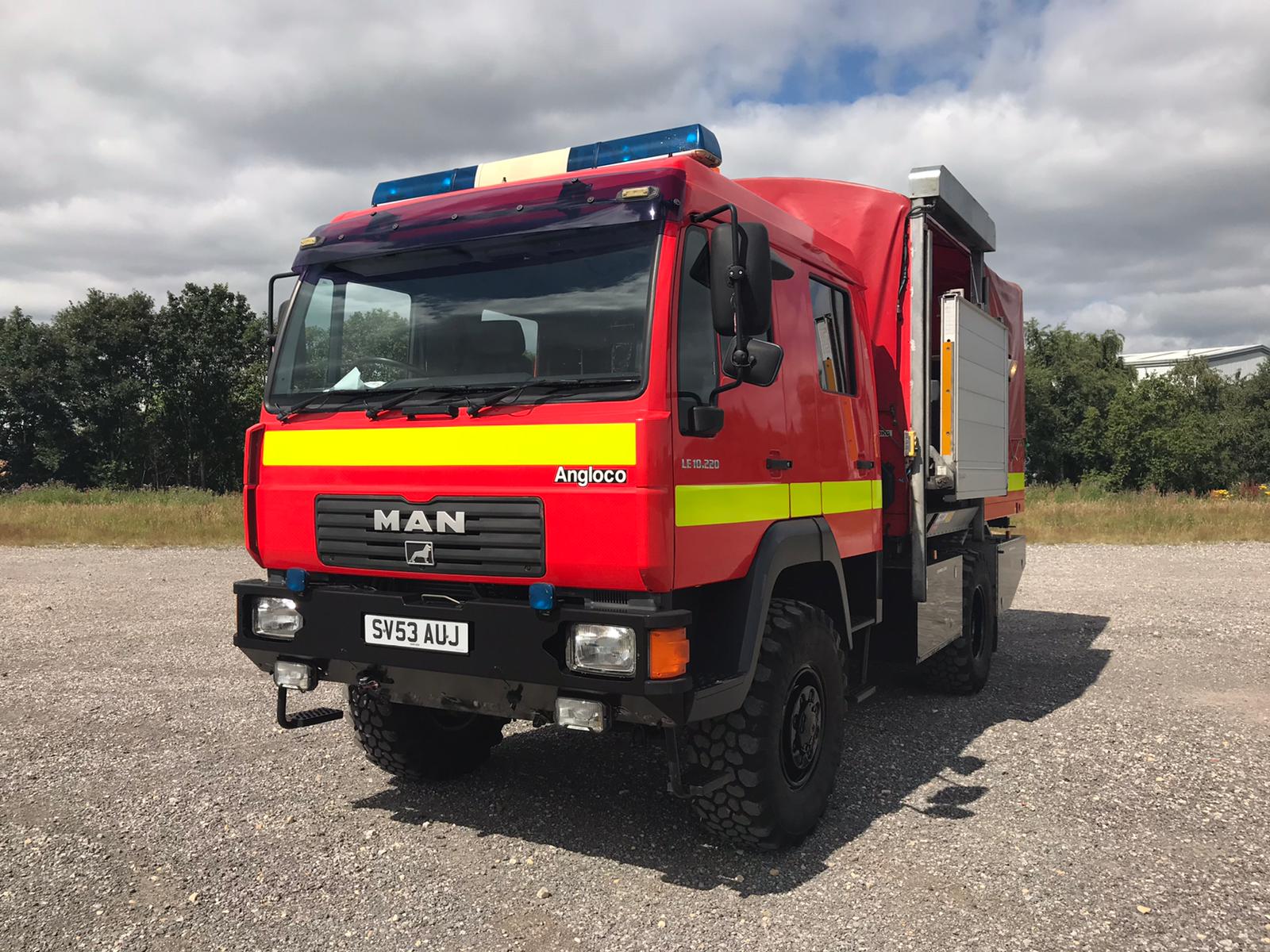 M.A.N 4x4 Crew Cab Hose Layer - Evems Limited - Good quality fire engines for sale