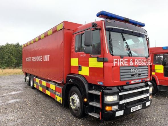 Evems.com - Fire Engines For Sale - MAN Incident Response Unit