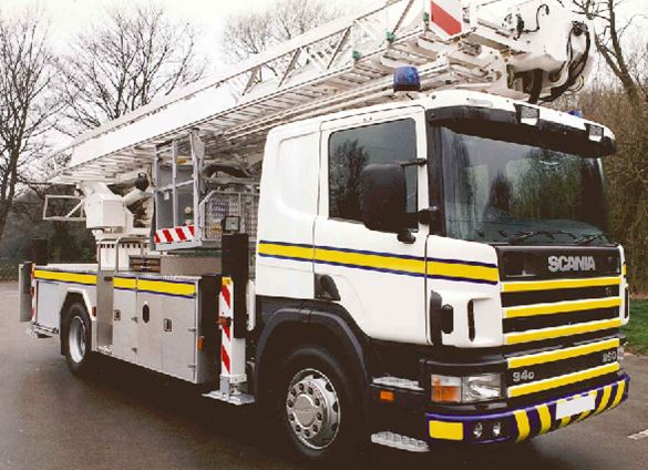 Fire Engines for sale - Scania 94d 260 4×2 32M Bronto Aerial Ladder Platform – Ref: 312